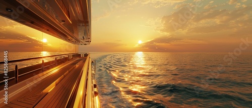 Photorealistic luxury yacht image