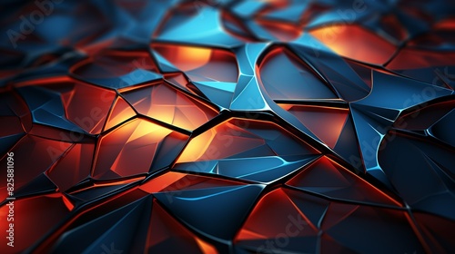 An eye-catching abstract background with interconnected lines and polygonal shapes, creating a modern representation of natural forms and futuristic concepts.