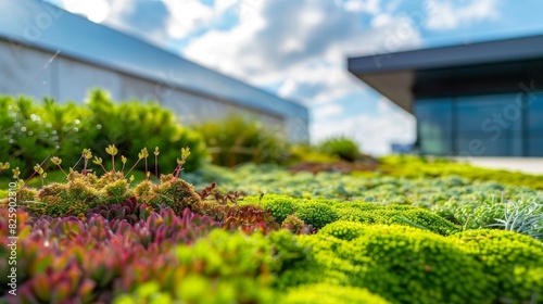 With the green roof fully installed the building now boasts a beautiful and functional space that not only benefits the environment but also the people who occupy it.