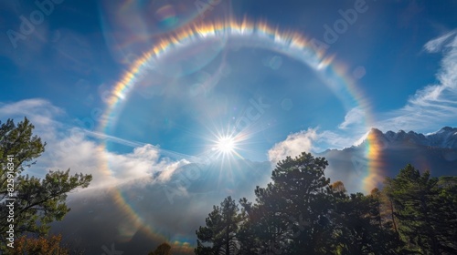 A natural wonder of glistening halos casting a spell of beauty and mystery.
