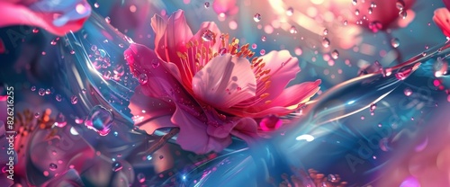 The Abstract Beauty Of Love In Bloom, Abstract Background Images