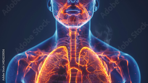 Human Respiratory System Anatomy Diaphragm For Medical