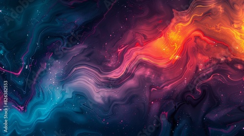 Colorful Liquid Marble Texture