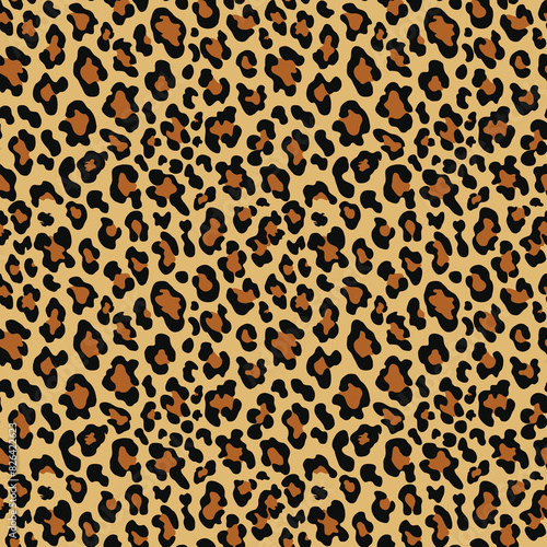  animal background leopard vector texture, yellow background, cat spots