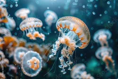 photo of jellyfish in the water