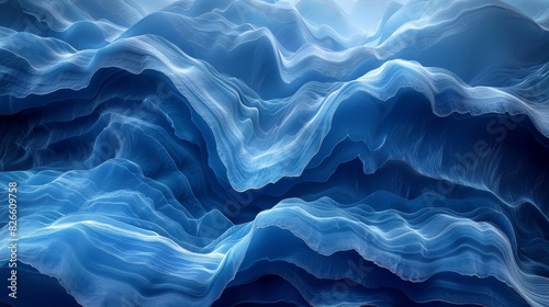 Wave background. Smooth, alluring waves ripple softly, offering a beautiful and mesmerizing background.