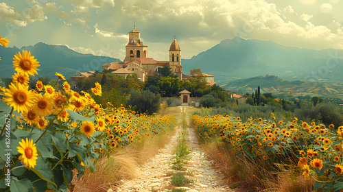 Charming View of Assisi with Historic Architecture and Scenic Italian Countryside