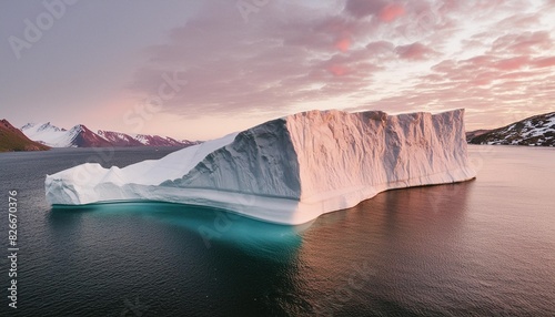 iceberg in polar regions of greenland