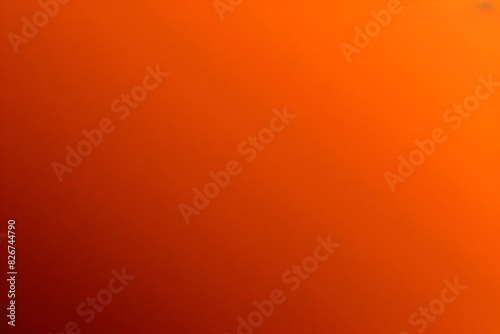 Fondo degradado naranja con brillo de foco en el centro y borde de viñeta. Plantilla de sitio web de presentación. 