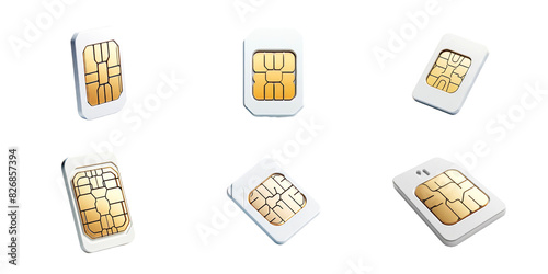 Set of Various SIM Cards