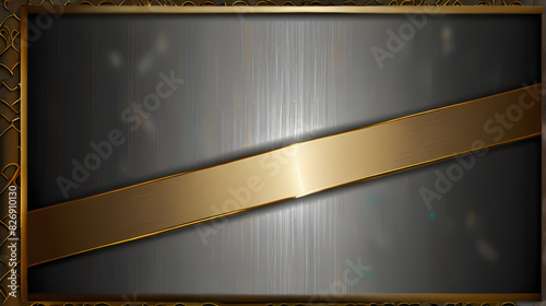 Gold Plate Background