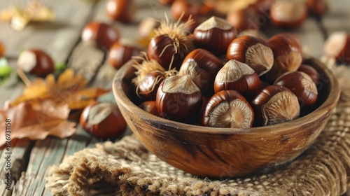Chestnuts are a delightful snack during the colder months