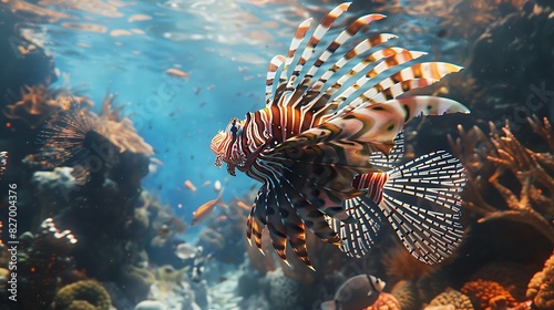 Colorful fishies brighten underwater worlds with their vibrant hues and graceful movements