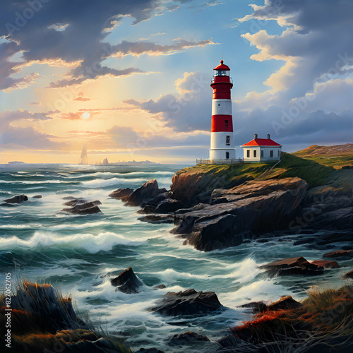 landscape of a lighthouse