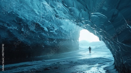 Discover enchanting ice caverns created by nature in Iceland close to the Jokursalon glacier lagoon, only accessible during the colder months.