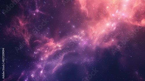 A stunning space-inspired wallpaper featuring a mesmerizing color gradient, perfect as a background for online meetings, video calls, or virtual events, adding a touch of cosmic elegance.