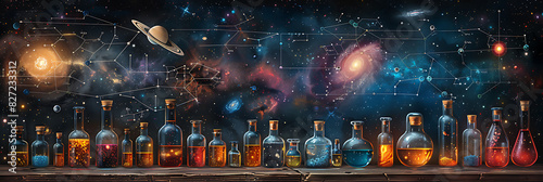 Bring science life with vibrant illustrations of the periodic table and chemical elements