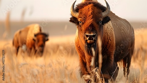 Focus on preserving bison migration routes to minimize humanwildlife interactions and conserve ecosystems. Concept Bison Migration Routes, Human-Wildlife Interactions, Ecosystem Conservation