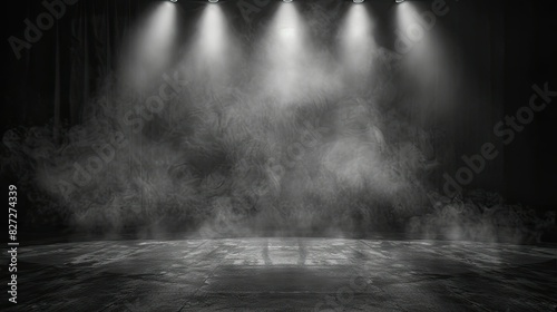 Neutral gray backdrop for concerts, ideal for spotlighting performers and enhancing stage presence