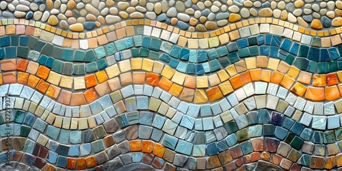 The Art of Mosaic Tiles. Concept Mosaic Design, Tile Selection, Creative Patterns, Grouting Techniques, Historical Significance