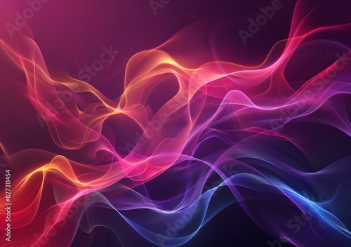 Captivating Waves of Color: Multifaceted Lines in Vibrant Motion