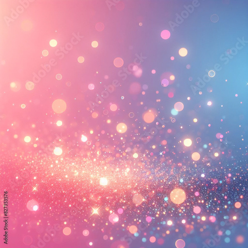 resplandor azul púrpura rosa partícula luces brillantes resumen bokeh brillo fondo colorido