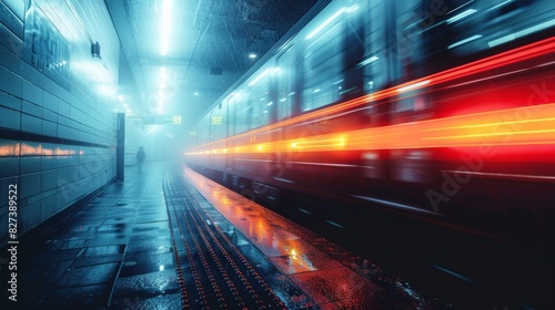 A minimalist image featuring static blur, where shapes are softly blurred and overlaid with digital noise. The photograph emphasizes the soothing and visually engaging effect of combined blur and