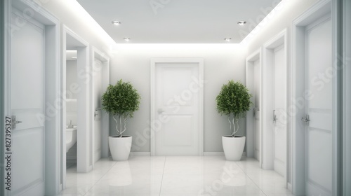 white ceramic urinal chamber pot interior