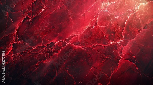 Illustration of a hightech red marble surface with holographic elements and glowing lines, emphasizing modernity and innovation, AI, Digital Art 8K , high-resolution, ultra HD,up32K HD