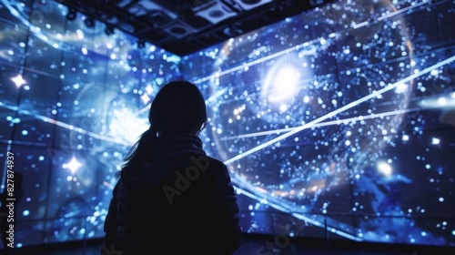 The digital planetariums advanced technology allows for realtime tracking of celestial events giving a unique perspective on the night sky.