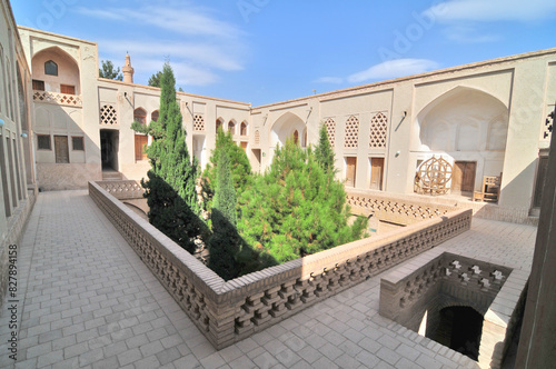 Ruins of the historic city of Nain in Iran