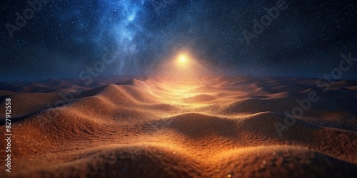 Rough grainy sand texture background with a subtle glow