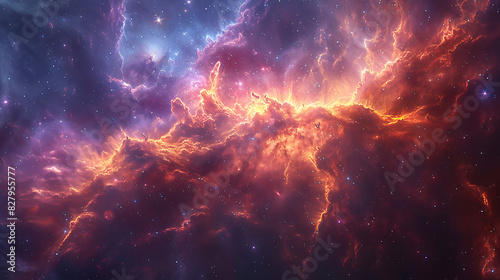 illustration of celestial phenomenon known supernova exploding stars cosmic shockwaves and radiant nebulae painting the night sky in a breathtaking display of celestial fireworks and cosmic spectacle