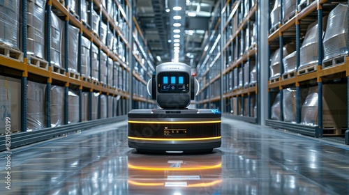 The robotâ€™s advanced sensors detect temperature and humidity levels, ensuring the storage conditions for sensitive goods are optimal and compliant with regulations. safety first for Industrial works