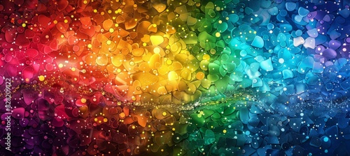 Abstract colorful paint glitter background. LGBT pride gay lesbian gender equality movement symbol. Generative AI technology. 
