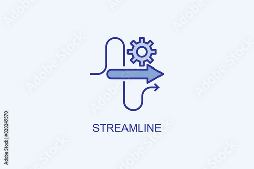 Streamline Vector Icon Or Logo Illustration