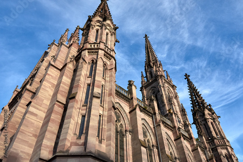 The temple of St. Stephen's Church(Temple Saint-Étienne) Mulhouse Alsace France