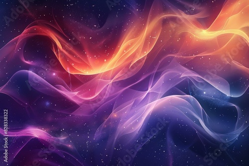 Mystical Nebula in Space