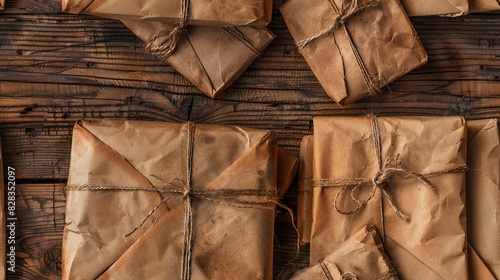Close-up view of worn leather textures on a brown jacket pocket with a dark zipper