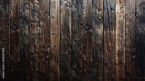 The rustic wooden planks