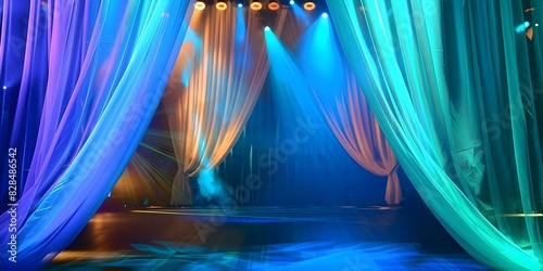 Enhance live events with perfect stage lighting and sheer curtains. Concept Stage Lighting, Sheer Curtains, Live Events, Event Enhancements