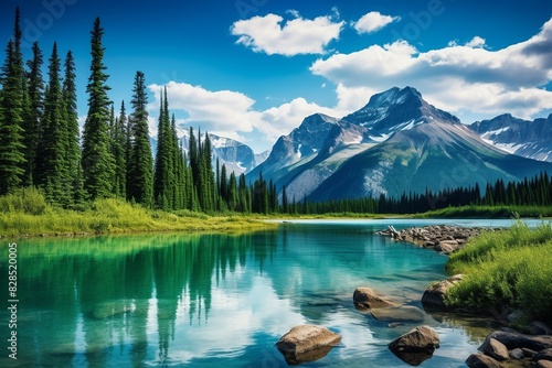 A beautiful Canadian nature landscape