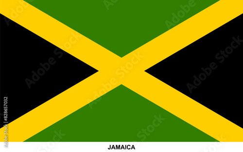 Flag of JAMAICA, JAMAICA national flag