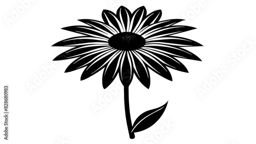  rudbeckia flower vector silhouette illustration