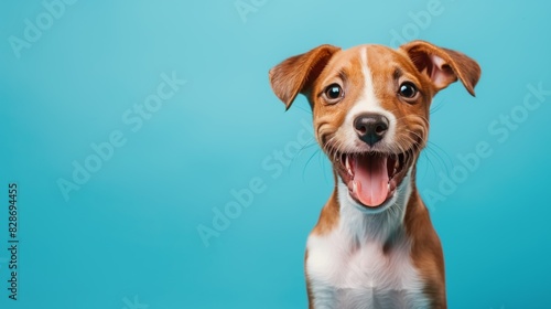 Portrait of a cute dog