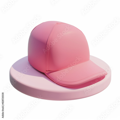 cap icon in 3D style on a white background