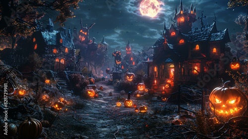 Halloween Pumpkin Town