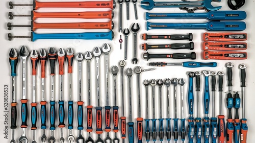 Essential mechanics tools - wrenches, screwdrivers, and more for automotive repairs