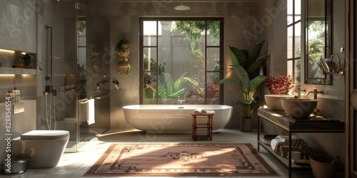 Luxurious Bathroom: A Haven of Tranquility and Splendor