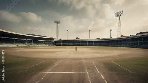 Vintage Cricket Stadium